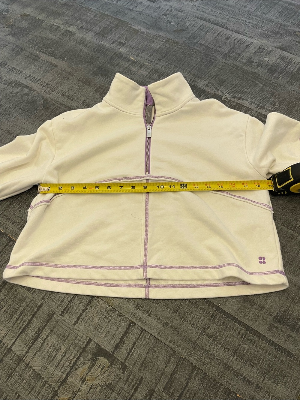 Sweaty Betty Revive Half Zip Sweatshirt SB8228 Size XS /US 4 - Picture 8 of 8